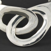 Linked Plain Bracelet Mexican Sterling Silver